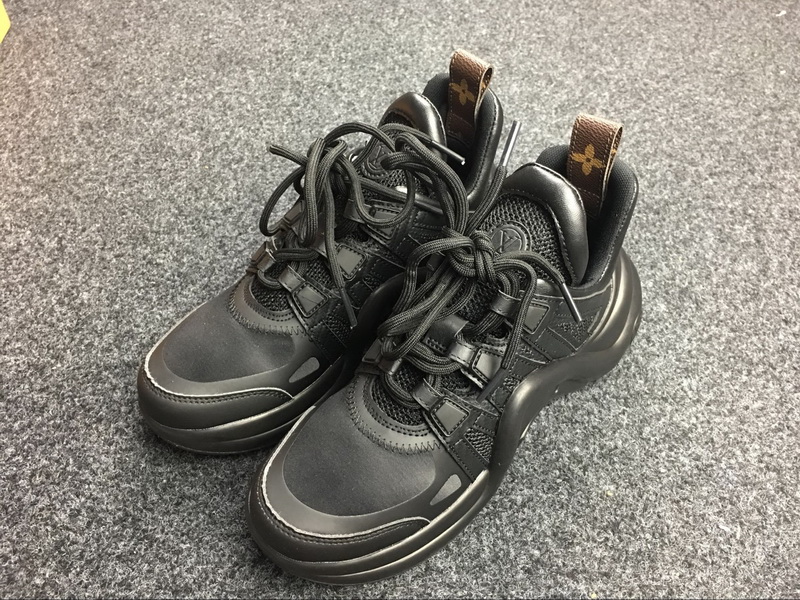 Authentic LV Run Away Sneaker Black